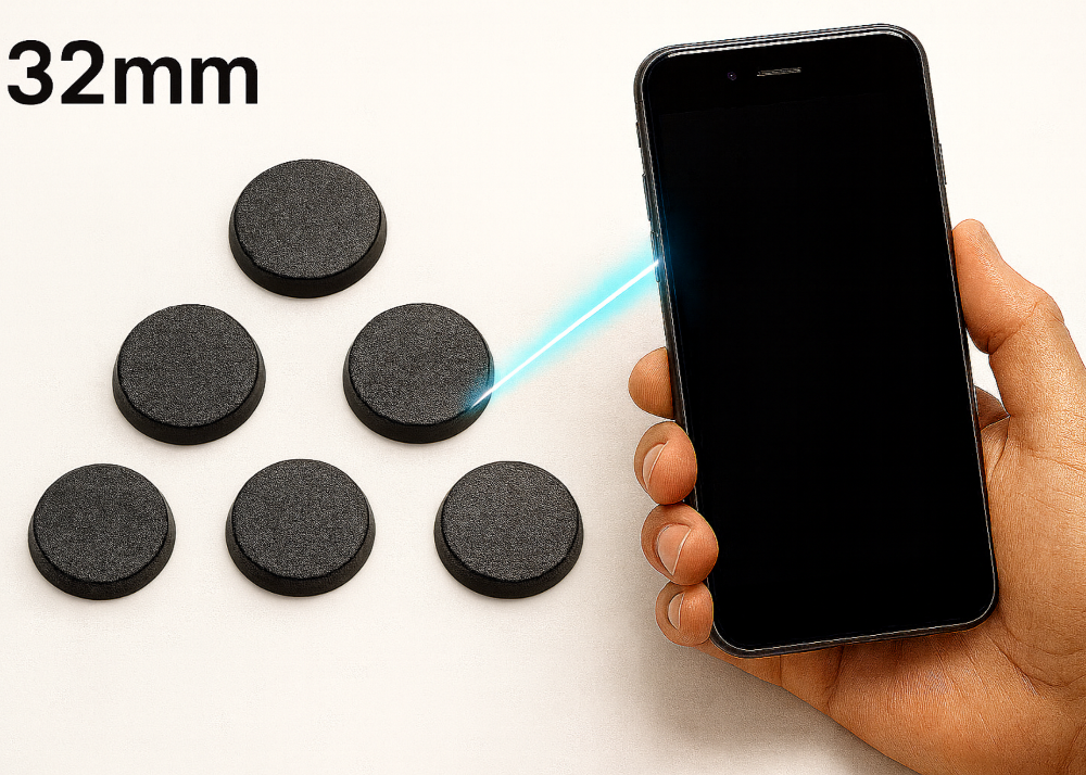 5 pc. Smartbases 32mm inc. 1 month app subscription